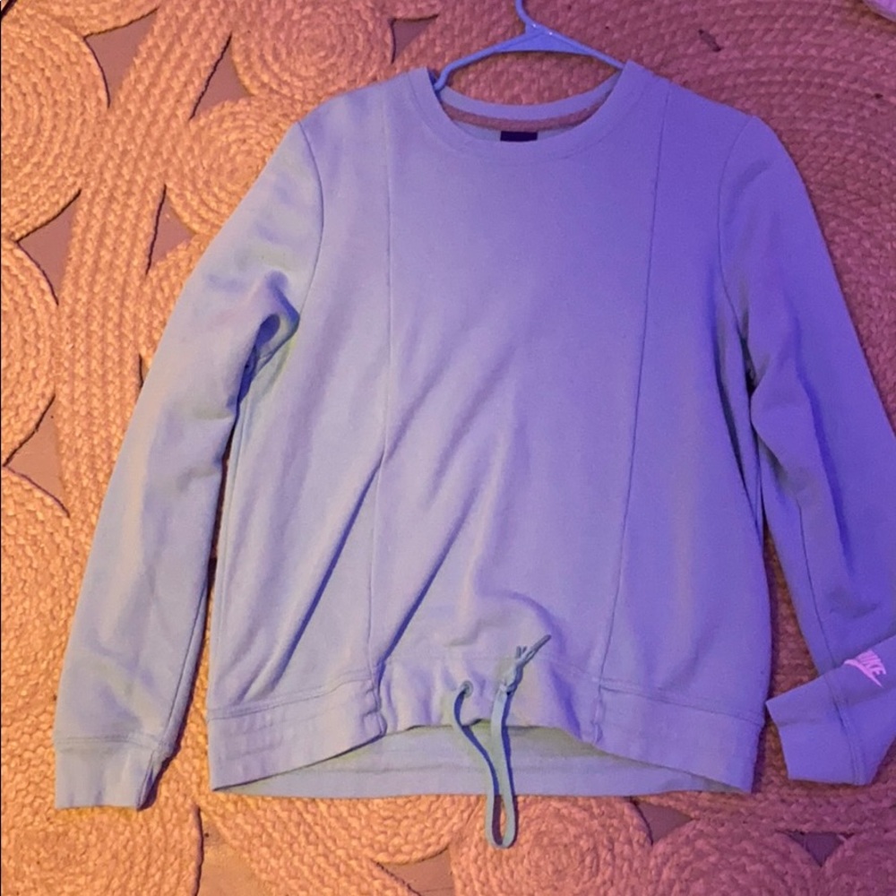 Blue nike crew neck